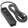 Tripp Lite TLP206USB surge protector Black 2 AC outlet(s) 110 - 125 V 1.83 m TLP206USB 037332258687