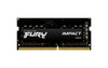 Kingston Technology KINGSTON 16GB 2666MHZ DDR4 CL15 SODIMM (KIT OF 2) FURY IMPACT KF426S15IBK2/16 740617318586