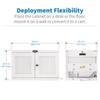 Tripp Lite CS16USBWHG portable device management cart/cabinet Portable device management cabinet White CS16USBWHG 037332240132