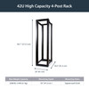 StarTech.com 45U 3300lb High Capacity 4 Post Open Server Equipment Rack - Flat Pack 4POSTRACKHD 065030834698