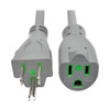 Tripp Lite P024-006-GY-HG power cable Grey 1.8 m NEMA 5-15P NEMA 5-15R P024-006-GY-HG 037332200136