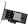 StarTech.com 4-Port Gigabit Ethernet Network Card - PCI Express, Intel I350 NIC ST4000SPEXI 065030861045