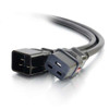 C2G 10358 power cable Black 0.609 m C14 coupler C13 coupler 10358 757120103585