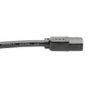Tripp Lite P005-12N Heavy-Duty PDU Power Cord, C13 to C14 - 15A, 250V, 14 AWG, 1 ft. (0.31 m), Black P005-12N 037332155924