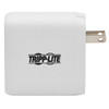 Tripp Lite USB C Wall Charger 2-Port Compact Gan Technology 68W PD3.0 White U280-W02-68C2-G 037332259660