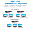 Tripp Lite U442-DOCK16-B USB Dock, Triple Display - 4K HDMI & mDP, VGA, USB 3.2 Gen 1, USB-A/C Hub, GbE, 60W PD Charging U442-DOCK16-B 037332253620