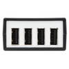 Tripp Lite B203-104-POC 4-Port USB over Cat5/Cat6 Extender Kit with Power over Cable - USB 2.0, Up to 164.04 ft. (50M), Black B203-104-POC 037332252890