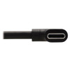 Tripp Lite U040-02M-C-5ARA USB-C Cable (M/M) - USB 2.0, Thunderbolt 3, 100W PD Charging, Right-Angle Plug, Black, 2 m (6.6 ft.) U040-02M-C-5ARA 037332263698