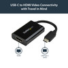 StarTech.com USB C to HDMI 2.0 Adapter with Power Delivery - 4K 60Hz USB Type-C to HDMI Display Video Converter - 60W PD Pass-Through Charging Port - Thunderbolt 3 Compatible - Black CDP2HDUCP 065030866231