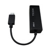 Accell AC U187B-007B-2 USB-C to 2.5G Ethernet Adapter 7 in Black Poly bag