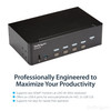 StarTech.com 4 Port HDMI KVM Switch - 4K 30Hz - Dual Display SV431DHD4KU 065030840095