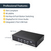 StarTech.com 4 Port DisplayPort KVM Switch - 4K 60Hz - Single Display - Dual Port UHD DP 1.2 USB KVM Switch with Integrated USB 2.0 Hub & Audio - Dell, HP, Apple, Lenovo - TAA Compliant SV431DPUA2 065030826372