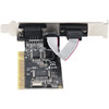 StarTech.com 2-Port PCI RS232 Serial Adapter Card - PCI Serial Port Expansion Controller Card - PCI to Dual Serial DB9 Card - Standard (Installed) & Low Profile Brackets - Windows/Linux PCI2S5502 065030891318