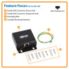 Tripp Lite B110-SP-CAT In-Line Network Surge Protector - HDBaseT/10Gbps, Cat5e/6, Metal Case, IEC Compliant, TAA B110-SP-CAT 037332217882