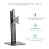StarTech AC FPPNEUSTND Free Standing Single Monitor Mount f VESA Mount Display