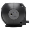 Tripp-Lite UP TLP36USB 6ft 3-Outlet Spherical Surge Protector Black Retail