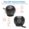 Tripp-Lite UP TLP36USB 6ft 3-Outlet Spherical Surge Protector Black Retail