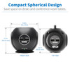 Tripp-Lite UP TLP36USB 6ft 3-Outlet Spherical Surge Protector Black Retail