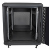 StarTech Accessory RK1236BKF 12U 36in Knock-Down Server Rack Cabinet w Caster