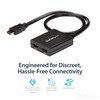 StarTech ST122HD4KU 4K HDMI 2PT Video Splitter 1x2HDMI Powered by USB POW ADP