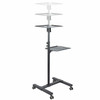StarTech AC ADJPROJCART Mobile Projector and Laptop Stand Cart Retail