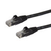 StarTech Cable N6PATCH10BK 10ft Black Gigabit Snagless RJ45 UTP Cat6 Patch