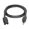 Tripp-Lite CB P019-004 4ft Power Cord NEMA 5-15P to C15 Heavy Duty 15A 125V