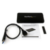 StarTech S2510BPU337 2.5 USB3.0 SATA Hard Drive Enclosure f Slim 7mm SSD HDD