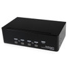 Startech 4 Port Dual DVI USB KVM Switch with Audio USB 2.0 Hub Retail
