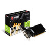MSI Video Card GT 710 2GD3H LP GT710 2G DDR3 OC 64B DL-DVID HDMI LP Retail