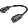 StarTech PAC101R 1f Flat Extension Cord NEMA 5-15R to NEMA 5-15P Retail