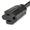 StarTech PAC101R 1f Flat Extension Cord NEMA 5-15R to NEMA 5-15P Retail