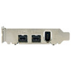 Startech PEX1394B3LP 3 Port 2b 1a Low Profile 1394 PCIE FireWire Card Adapter