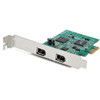 StarTech IO PEX1394A2V2 2PT PCIE FireWire Card - PCIe FireWire 1394a Adapter