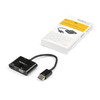 StarTech AC DP2VGAHD20 DisplayPort to HDMI VGA Adapter - 4K 60Hz Retail