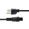 Startech 6 ft Standard Laptop Power Cord -  NEMA 5-15P to C5  Retail