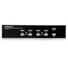 StarTech SV431DVIUA 4Port DVI USB KVM Switch w Audio + USB2.0 Hub Black Retail