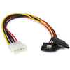 StarTech Cable PYO2LP4LSATA 2x SATA Power Y Splitter Adapter Cable Retail