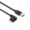 StarTech Cable USB3AU2MLS 2m (6ft) Slim Micro USB 3.0 Cable M M Left-Angle RTL