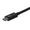 StarTech CB TBLT34MM80CM 2.7ft Thunderbolt 3 to Thunderbolt 3 Cable 40Gbps RTL