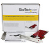 StarTech CC PEXM2SAT3422 2xM.2 NGFF SSD RAID Controller Card w 2xSATA3 Ports