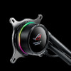 ASUS FN ROG RYUO 120 AIO liquid CPU cooler color OLED Aura Sync RGB 120mm Fan