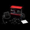 ASUS FN ROG RYUO 120 AIO liquid CPU cooler color OLED Aura Sync RGB 120mm Fan