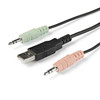 StarTech AC SV211HDUA4K 2PT HDMI KVM SWT w Built-In Cables USB 4K 60Hz Retail