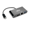 Tripp-Lite AC U444-06N-H4GUBC USB-C to HDMI Adapter w USB-A Hub Gigabit Ether