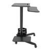 Tripp-Lite AC WWSSRDSTC Rolling Desk TV Monitor Cart - Height Adjustable RTL