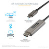 StarTech Cable CDP2HDMM5MH 16ft USB C to HDMI Cable 4K 60Hz with HDR10 Retail