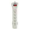 Tripp-Lite UP SUPER-7 7ft 7-Outlet Surge Protector Light Grey Retail