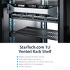 StarTech Accessory CABSHELFV1U 1U 10 Deep Vented Rack Shelf Retail