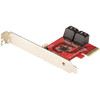 StarTech CC 4P6G-PCIE-SATA-CARD 4 Port PCIe SATA Expansion Card 6Gbps Retail